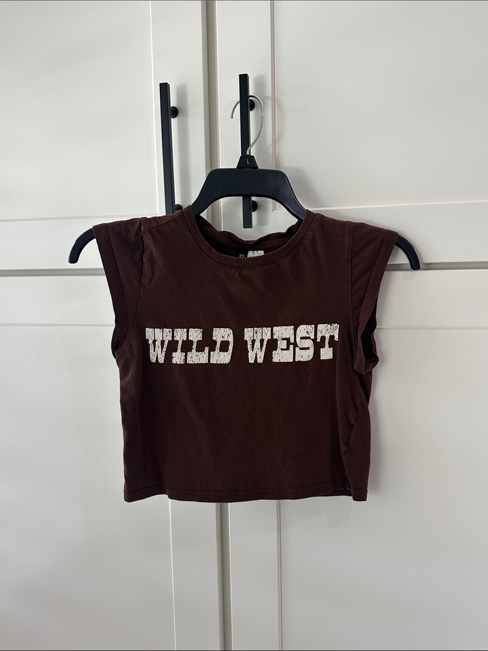 H&M Brown Graphic 'Wild West' Kids Tank